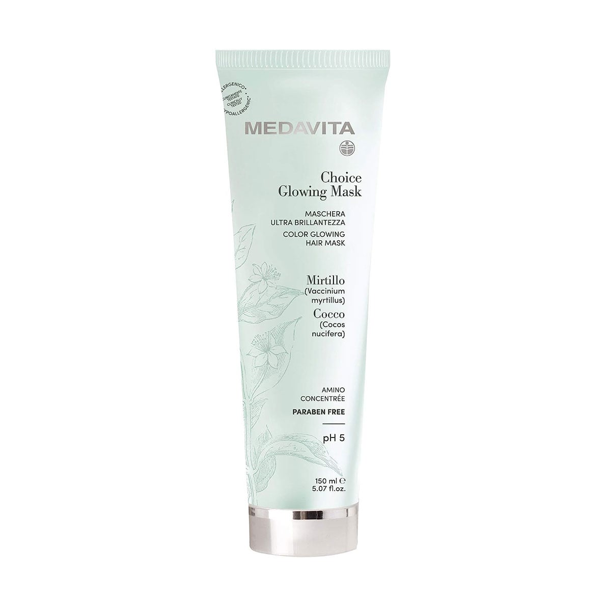 Живильна маска для волосся Medavita Choice Glowing Mask, 150 мл